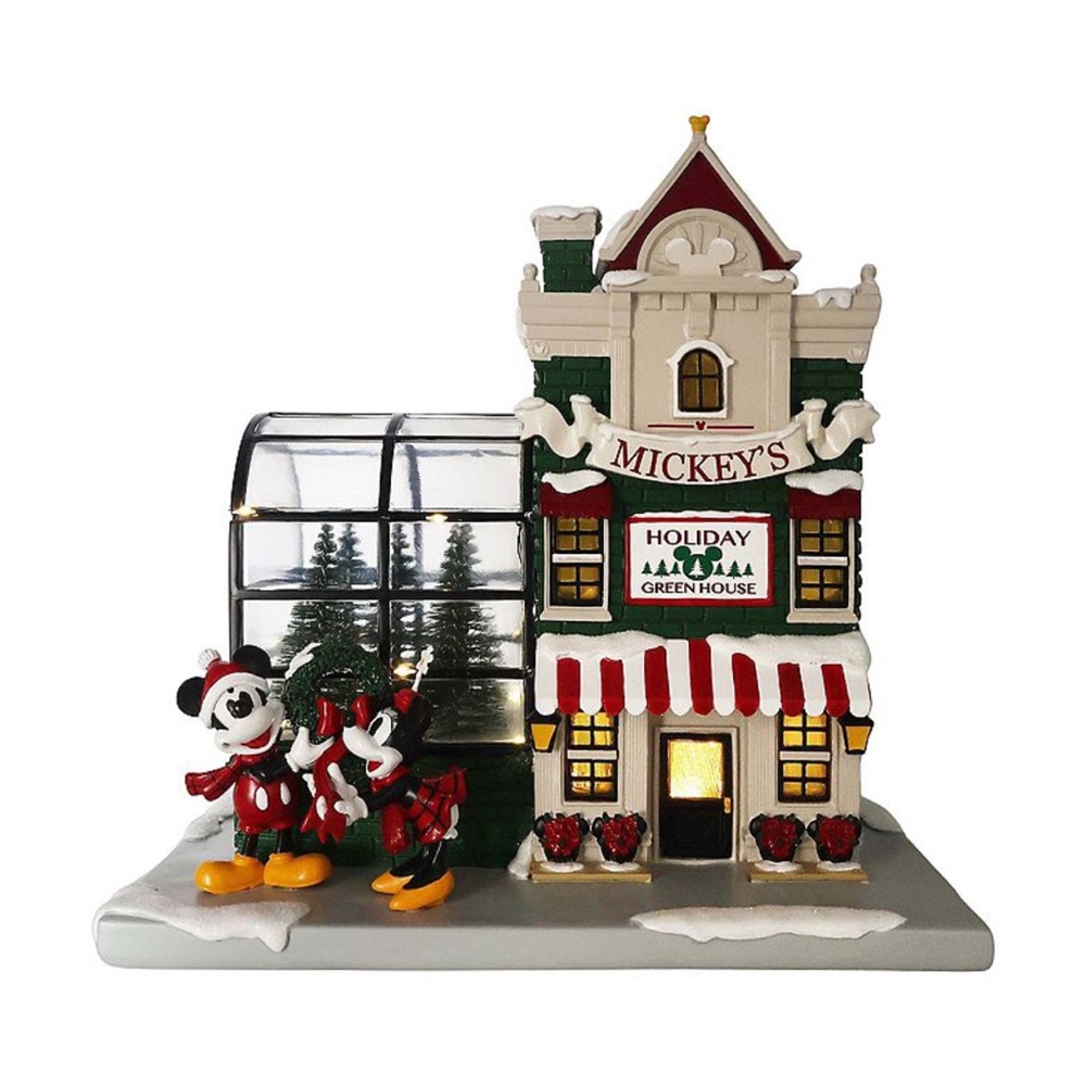 NEW Disney’s Mickey's Holiday Greenhouse Decor by St Nicholas Square - Picture 2 of 7